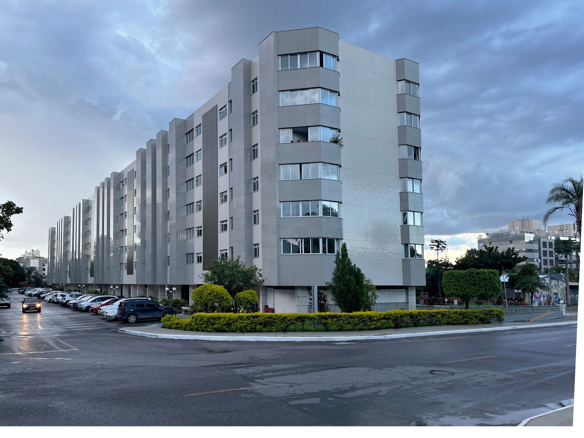 Typical Brasilia residential apartment block